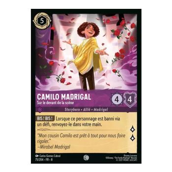 Item Camilo Madrigal, On Stage – 75/204 – ROJ – Die Herrschaft des Dschafar – Brillant – Premium – Französisch