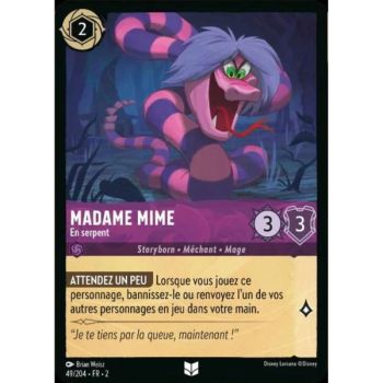 Item Madame Mime, As a Serpent – 49/204 – ROTF – The Rise of the Floodborn – Shiny – Premium – Französisch