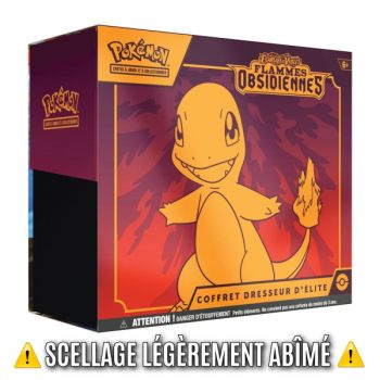 photo ⚠️VERSIEGELT UND BESCHÄDIGT⚠️ ETB Elite Trainer Box – Scharlachrot und Lila – Obsidianflammen [SV3][EV03] – FR