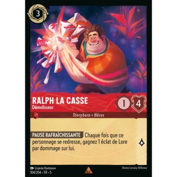 Item Scrapyard Ralph – Demolitionist – 104/204 – SSK – Ciel Scintillant – Brillante – Premium – Französisch