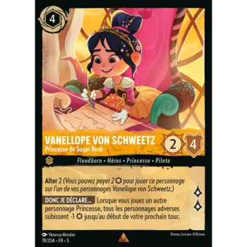 Item Vanellope von Schweetz – Prinzessin des Zuckerrauschs – 19/204 – SSK – Schimmernder Himmel – Selten – Französisch