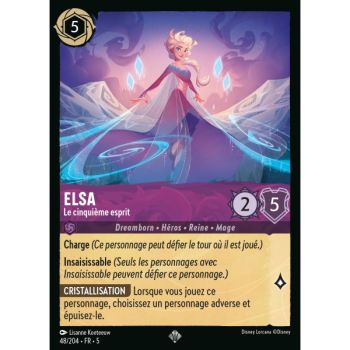 Item Elsa – Der fünfte Geist – 48/204 – SSK – Ciel Scintillant – Super Rare – Französisch