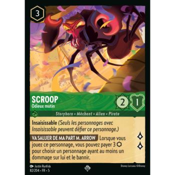 Item Scroop – Odious Mutiny – 82/204 – SSK – Ciel Scintillant – Super Rare – Französisch