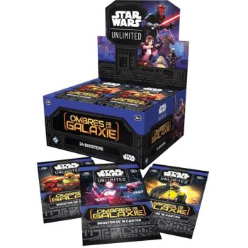 Star Wars Unlimited – Box mit 24 Boostern – SW Unlimited: Shadows of the Galaxy – FR