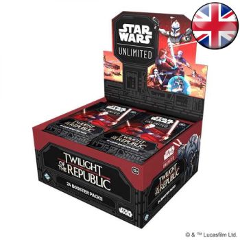 Star Wars Unlimited – Box mit 6 Boxen mit 24 Boostern – SW Unlimited: Twilight of the Republic – DE