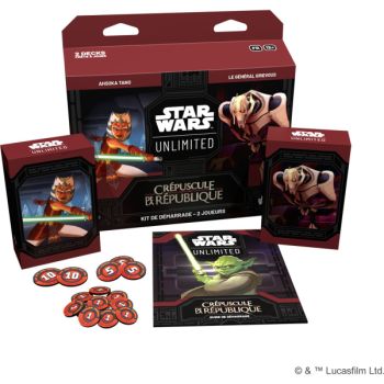 photo Star Wars Unlimited – Starter Kit Deck – SW Unlimited: Twilight of the Republic – FR