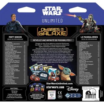 Star Wars Unlimited – Deck Starter Kit – SW Unlimited: Shadows of the Galaxy – FR