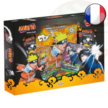 photo Starter Pack Box Set – Konoha Shido: Sasuke & Naruto – Naruto Mythos TCG – 1. Auflage – FR