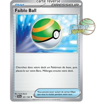 Item Faiblo Ball - Rückseite 181/198 - Scharlachrot und Violett
