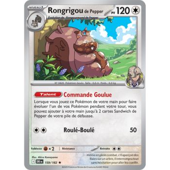 Item Pepper's Rongrigou – Rückseite 159/182 – Scharlachrot und Lila 10 Schicksalhafte Rivalitäten