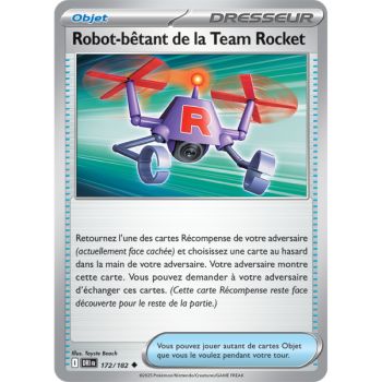 Item Team Rockets dummer Roboter – Rückseite 172/182 – Scharlachrot und Lila 10 Schicksalhafte Rivalitäten