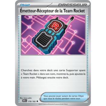 Item Team Rocket Transceiver – Rückseite 178/182 – Scharlachrot und Lila 10 Schicksalhafte Rivalitäten