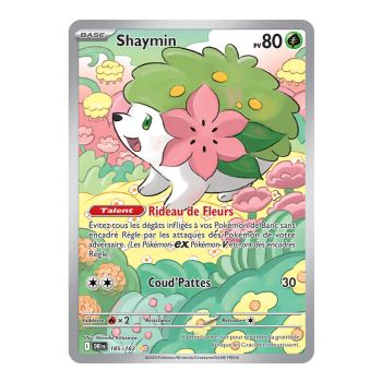 Shaymin – Seltene Illustration 185/182 – Scharlachrot und Violett: 10 Schicksalhafte Rivalitäten