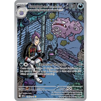 Item Team Rockets Weezing – Seltene Illustration 199/182 – Scharlachrot und Lila 10 Schicksalhafte Rivalitäten