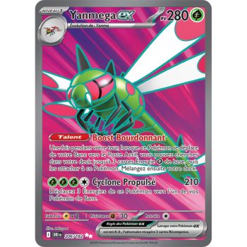 Item Yanmega-ex – Ultra Rare 206/182 – Scharlachrot und Lila 10 Schicksalhafte Rivalitäten