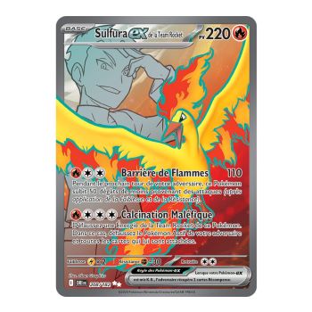 Moltres EX von Team Rocket – Ultra Rare 208/182 – Scharlachrot und Lila 10 Schicksalsrivalitäten