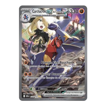 Garchomp-exde Cynthia – Sonderillustration, Selten 232/182 – Scharlachrot und Lila, 10 Schicksalhafte Rivalitäten