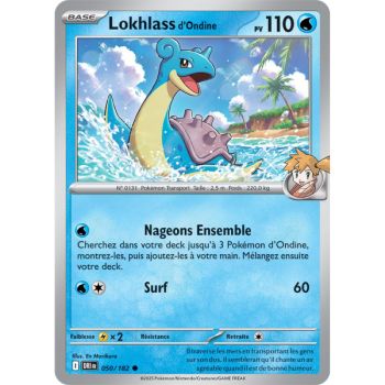 Item Ondines Lapras – Rückseite 50/182 – Scharlachrot und Lila 10 Schicksalhafte Rivalitäten