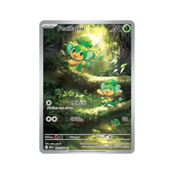 Item Feuillajou - Seltene Illustration 89/86 - Scharlachrot und Lila 10,5 Schwarzer Blitz