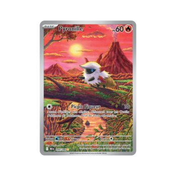 Item Pyronille – Seltene Illustration 99/86 – Scharlachrot und Lila 10,5 Schwarzer Blitz