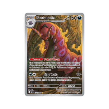 Item Brutapode – Seltene Abbildung 134/86 – Scharlachrot und Lila 10,5 Schwarzer Blitz