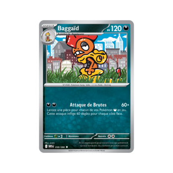 Item Baggaïd – Rückseite 58/86 – Scharlachrot und Violett 10,5 Weiße Flamme