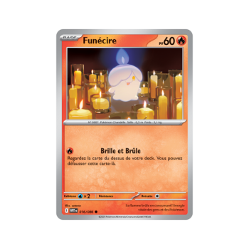 Item Funécire - Commune 16/86 - Scharlachrot und Violett 10,5 Weiße Flamme