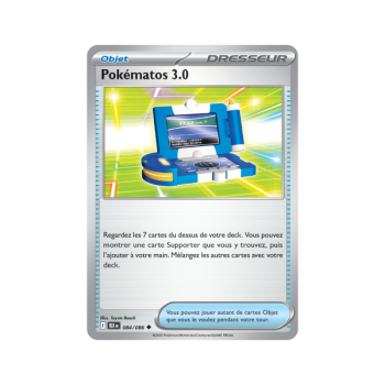Item Pokématos 3.0 – Reverse 84/86 – Scharlachrot und Lila 10.5 Schwarzer Blitz