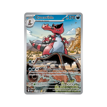 Item Crocorible – Seltene Abbildung 137/86 – Scharlachrot und Lila 10,5 Schwarzer Blitz