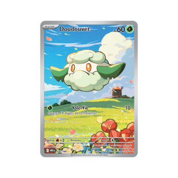 Item Doudouvet – Seltene Illustration 90/86 – Scharlachrot und Violett 10,5 Weiße Flamme