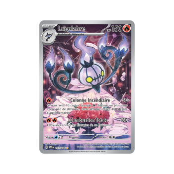 Item Lugulabre – Seltene Abbildung 103/86 – Scharlachrot und Lila 10,5 Weiße Flamme