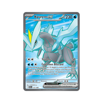 photo Kyurem-ex – Ultra Rare 157/86 – Scharlachrot und Lila 10,5 Schwarzer Blitz
