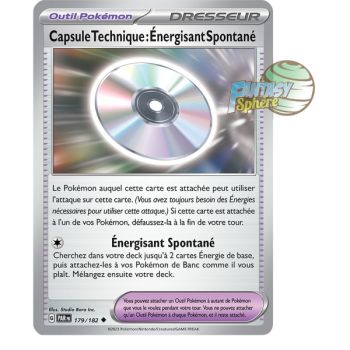 Item Technische Kapsel: Spontaneous Energizer – Reverse 179/182 – Scarlet and Violet Faille Paradox