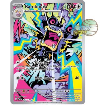 Item Ramboum – Seltene Illustration 212/182 – Scharlachrotes und violettes Faille-Paradoxon