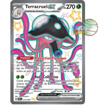 photo Terracruel EX – Shiny Ultra Rare 213/91 – Scharlachrote und violette Schicksale von Paldea