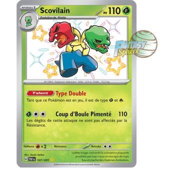 Item Scovilain – Shiny Rare 107/91 – Scharlachrote und violette Paldea-Schicksale