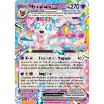 Item Nymphali-ex – Double Rare 41/131 – Scharlachrot und Lila 8,5 Prisma-Entwicklungen