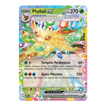 Leafeon-ex - Doppelt selten 6/131 - Scharlachrot und Lila 8.5 Prism Evolutions