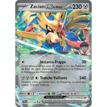 Item Zacian-exde Nabil – Double Rare 111/159 – Scarlet and Purple 9 Adventures Set