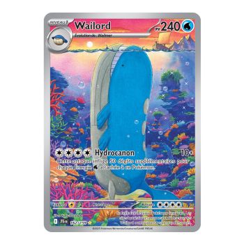 Wailord – Seltene Illustration 162/159 – Scarlet und Violet: 9 gemeinsame Abenteuer