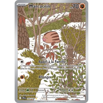 Item Swinub – Seltene Illustration 165/159 – Scharlachrot und Lila – 9 gemeinsame Abenteuer