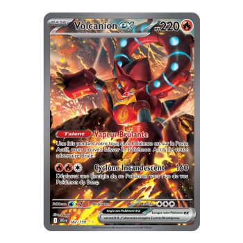 Volcanion-ex – Seltene Sonderillustration 182/159 – Scarlet and Violet 9 Adventures Set