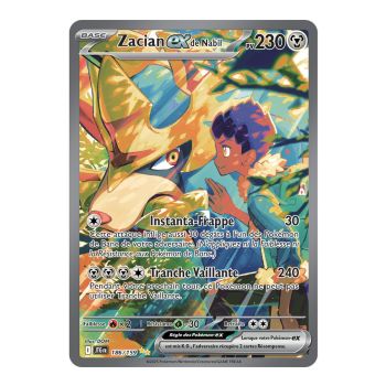 Zacian-exde Nabil – Sonderillustration, selten, Nr. 186/159 – Scarlet und Violet: 9 gemeinsame Abenteuer