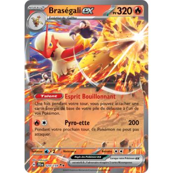 Item Braségali-ex – Double Rare 24/159 – Scarlet and Purple 9 Adventures Set