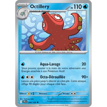 Item Octillery – Rückseite 34/159 – Scharlachrot und Lila 9 gemeinsame Abenteuer