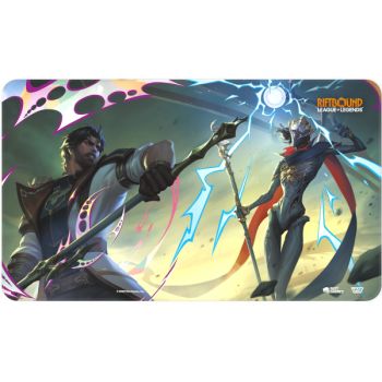 Spielmatte – Jayce vs. Viktor – Riftbound League of Legends TCG – Set 4 Vendetta – Versiegelt