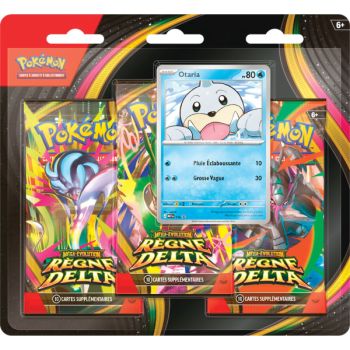 Tri-Pack – 3 Booster – Otaria – Mega-Entwicklung: Delta-Königreich [ME06][DLR] – Pokémon – FR