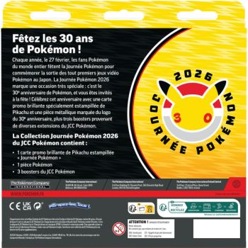 Dreierpack – 3 Booster – Pokémon-Tag 2026-Kollektion – Pokémon – FR