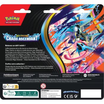 Tri-Pack – 3 Booster – Charmeleon – Mega-Entwicklung: Chaos Rising [ME04][CRI] – Pokémon – FR