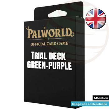 photo Testdeck – Grün-Lila [TD02] – Dawn of Palpagos – Palworld TCG – EN